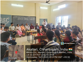 वंदे भारत की 150 वर्षगाँठ - Naveen Government College Akaltari, Distt.: Bilaspur (Chhattisgarh)