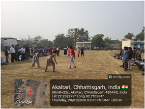 Sports Day - Naveen Government College Akaltari, Distt.: Bilaspur (Chhattisgarh)